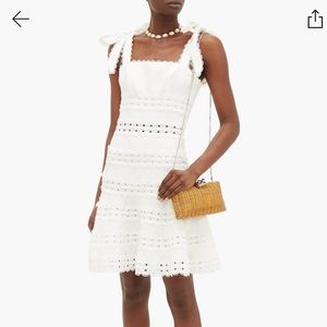 Zimmermann Kirra Linen Shoulder Tie Dress